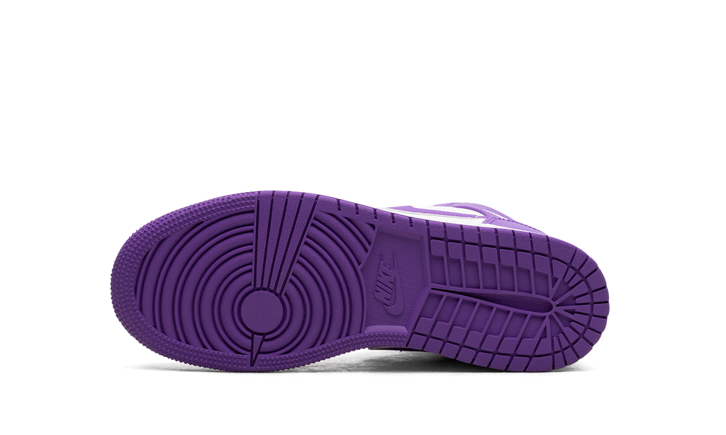 AIR JORDAN 1 MID GS "White / Purple Venom" DQ8423 511