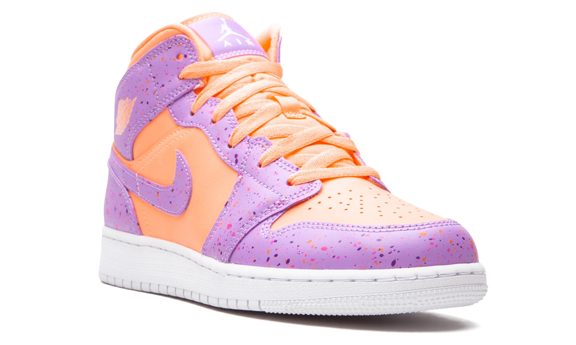 Air Jordan 1 Mid SE GS "Orange Pulse / Atomic Violet" AV5174 800