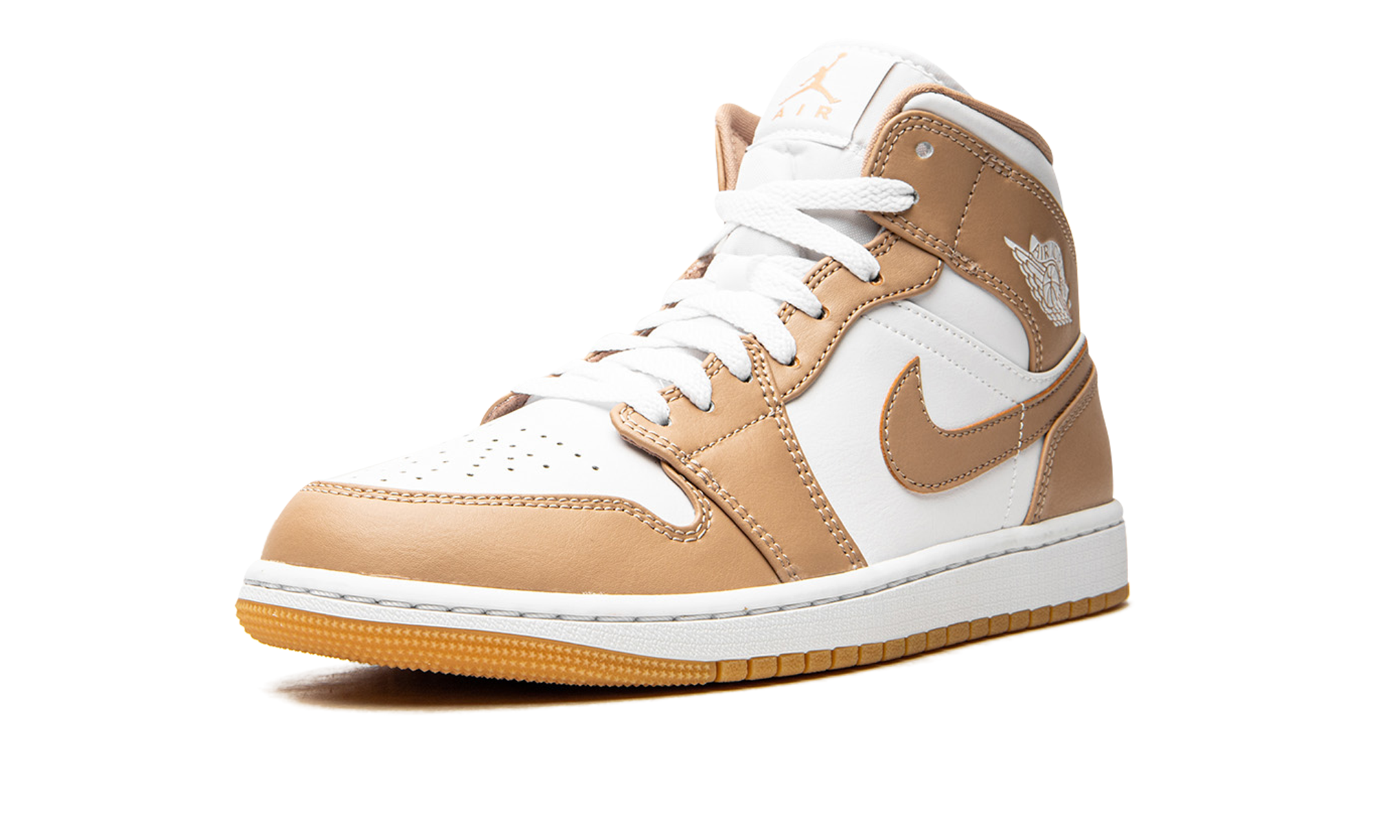 Air Jordan 1 Mid "Tan / Gum" 554724 271