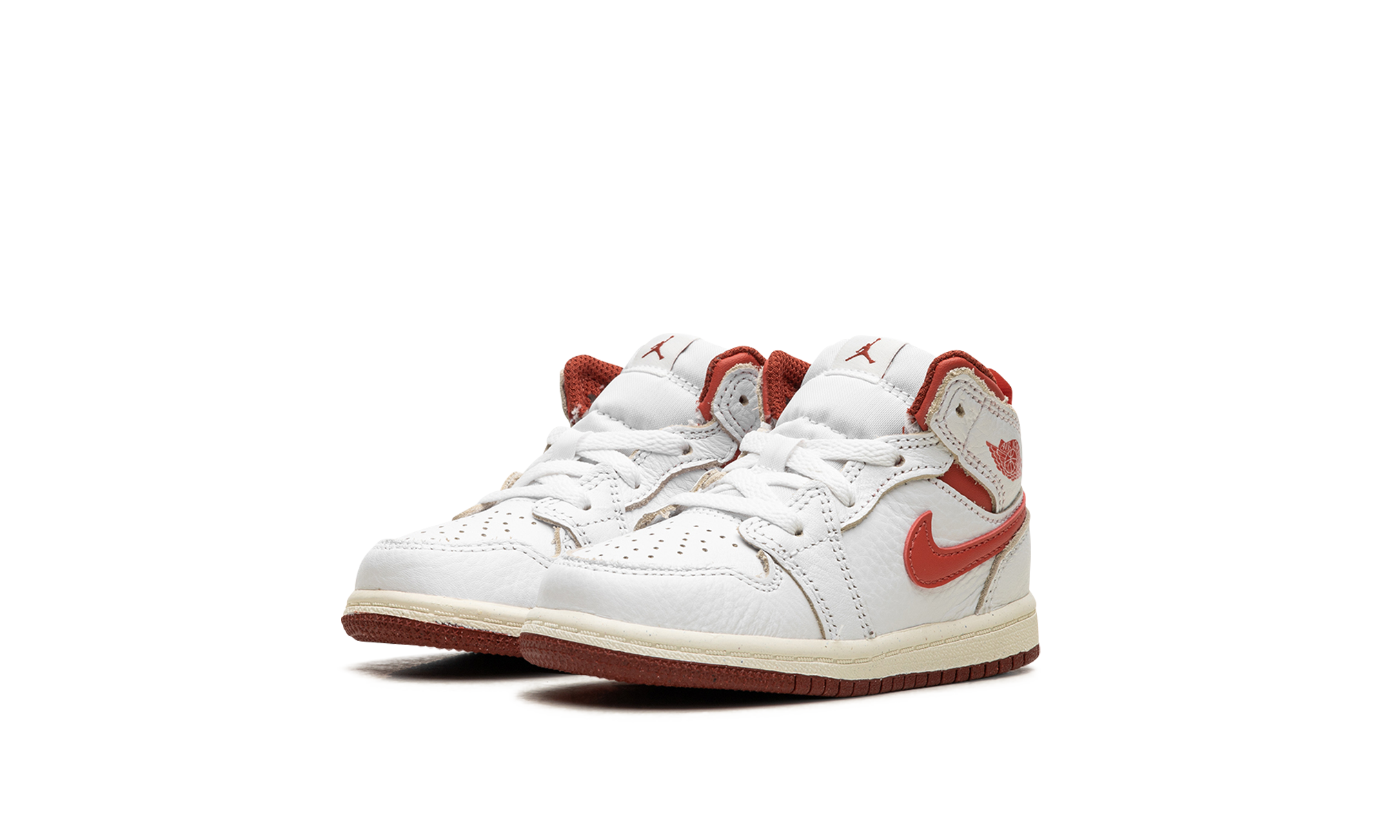 Air Jordan 1 Mid SE TD "White Dune Red" FJ3466 160