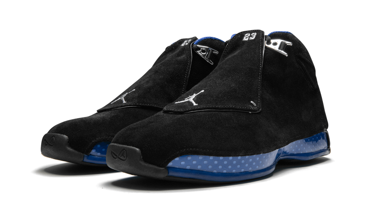 Air Jordan 18 Retro "Black Sport Royal" AA2494 007