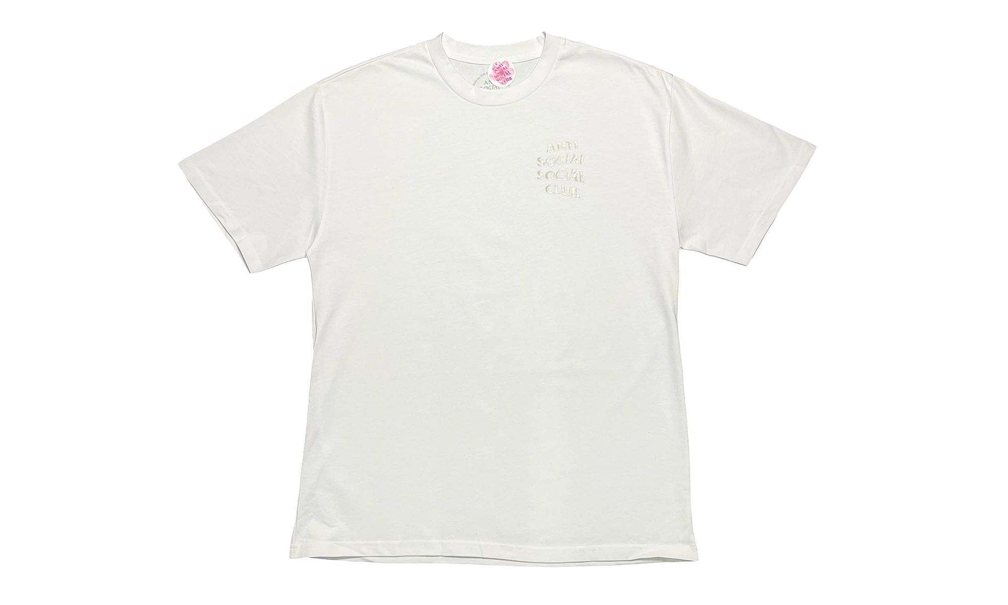 Same But Different Logo Short Sleeve T-Shirt "White Grey" ASSC072