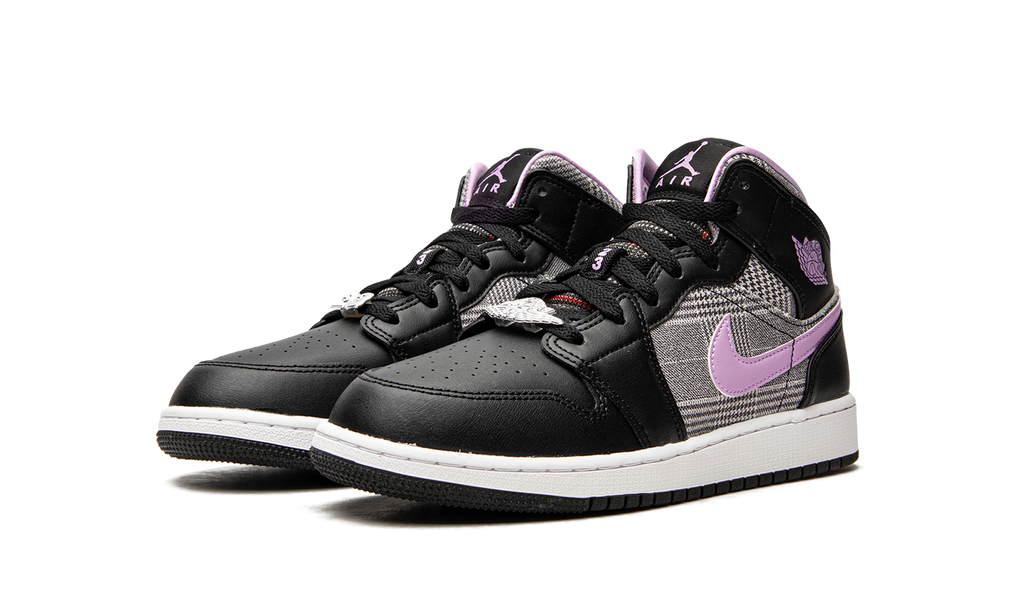Air Jordan 1 Mid GS "Houndstooth" DC7226 015