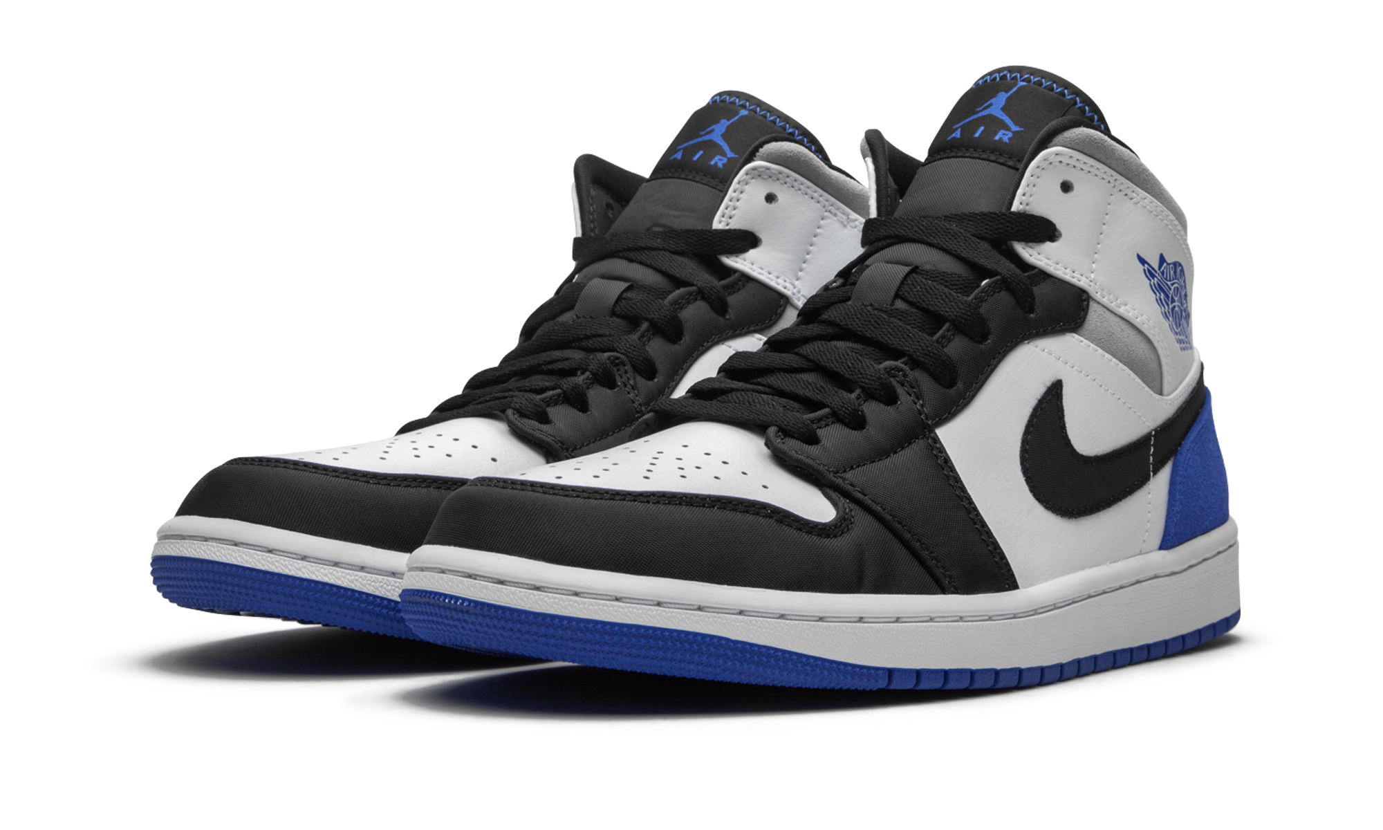 Air Jordan 1 Mid SE "Game Royal Black Toe" 852542 102