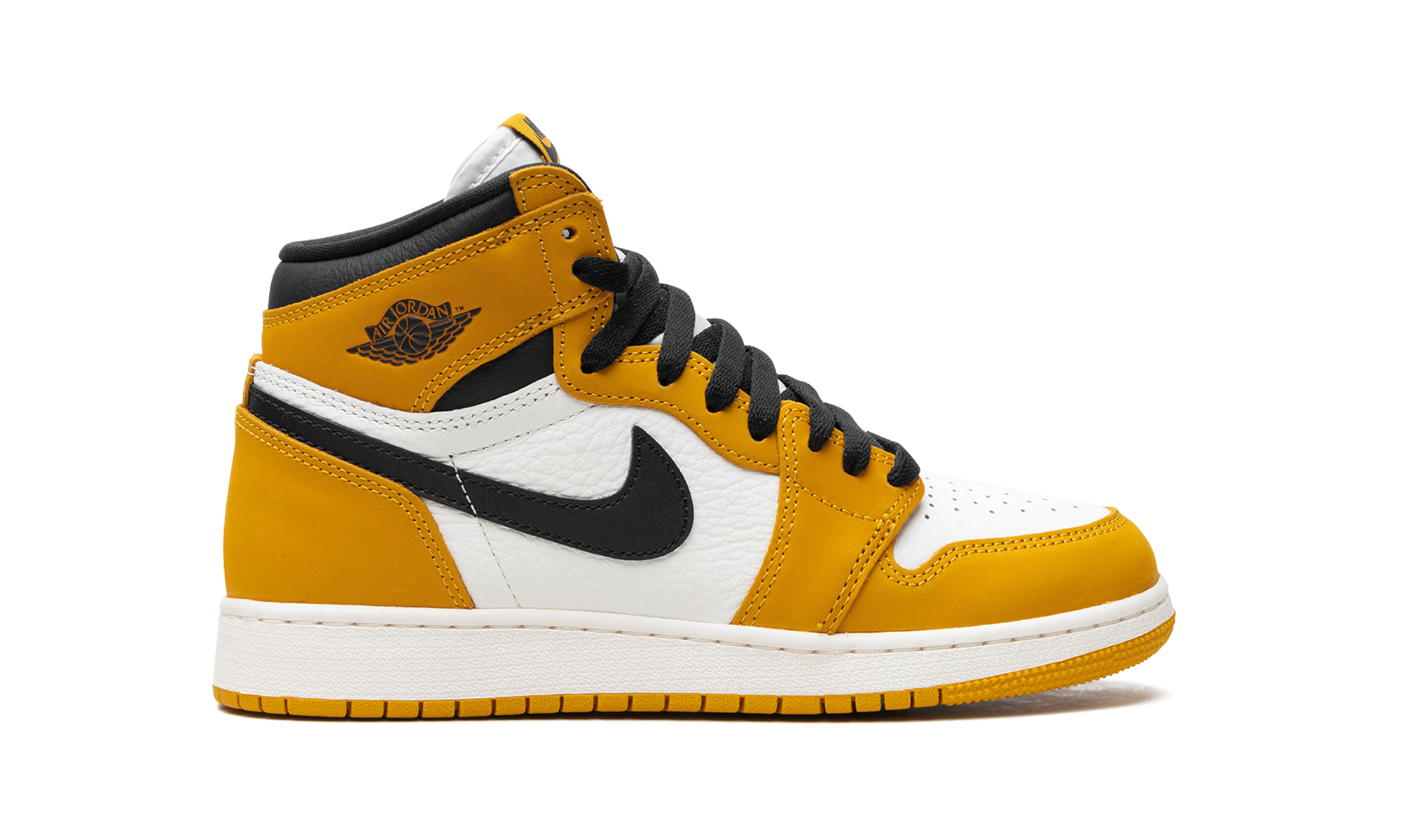 Air Jordan 1 Retro High OG GS "Yellow Ochre / Black" FD1437 701