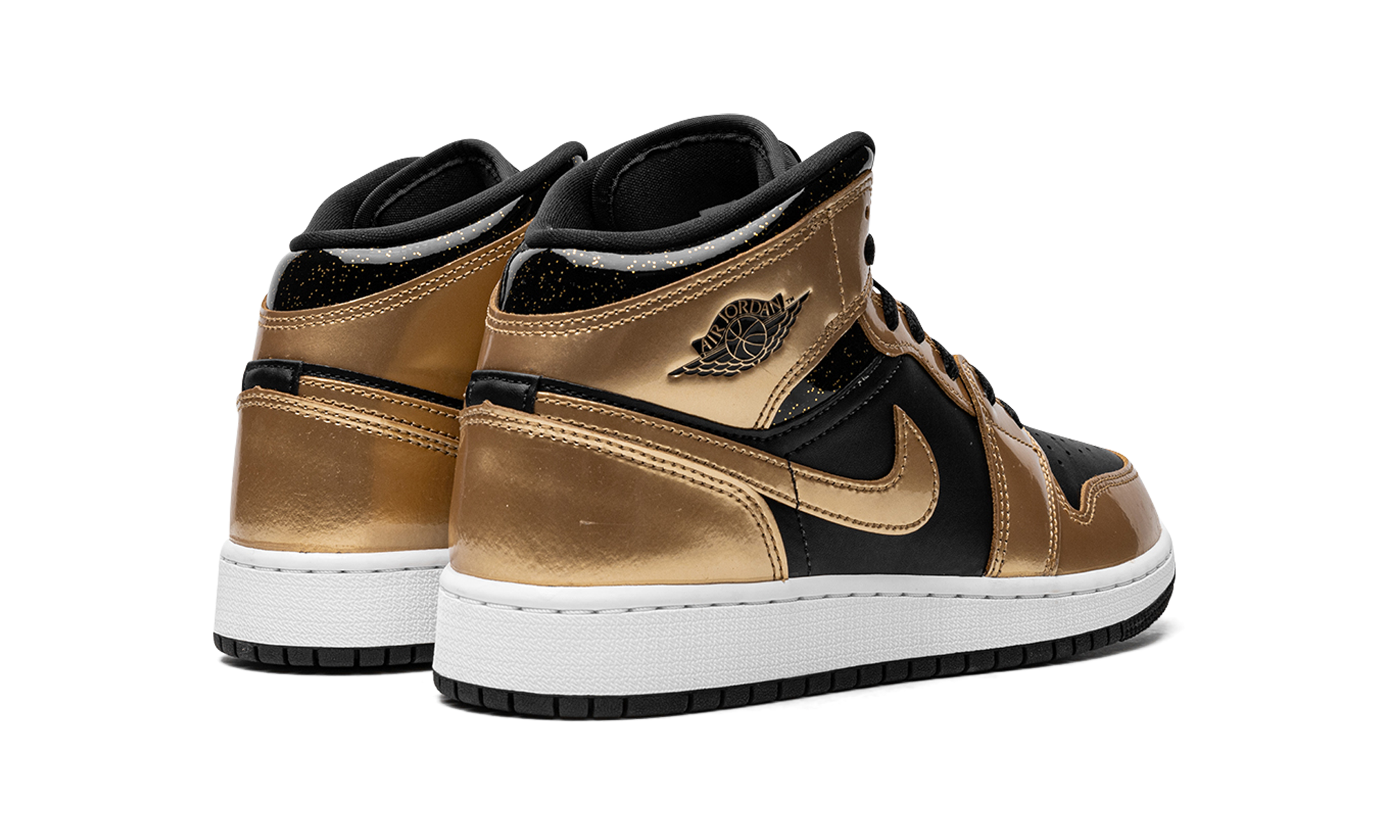 Air Jordan 1 Mid SE GS "Metallic Gold Black" DR6967 071