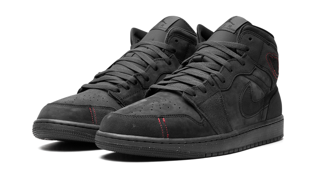Air Jordan 1 Mid SE Craft "Dark Smoke Red" FD8634 001