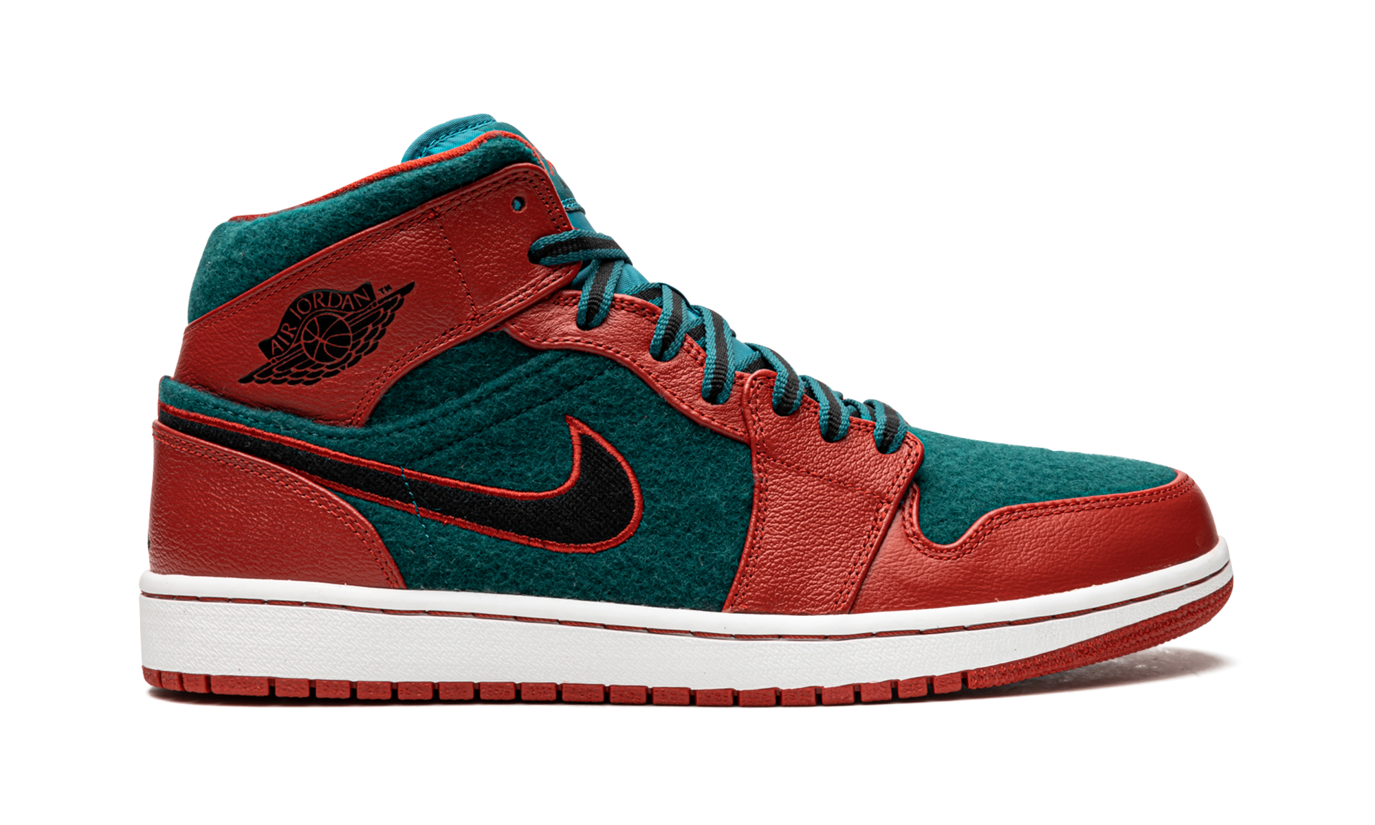 Air Jordan 1 Mid "Gym Red Dark Sea" 633206 608