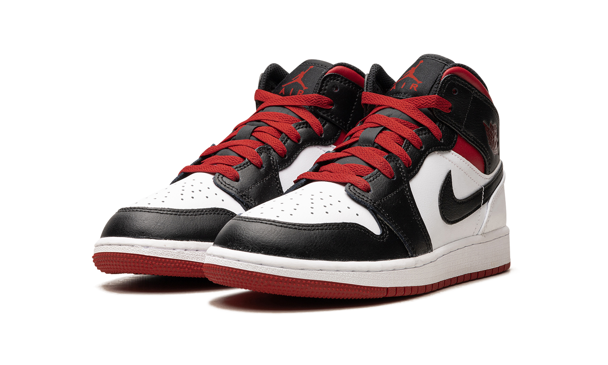 Air Jordan 1 Mid GS "Gym Red Black Toe" DQ8423 106