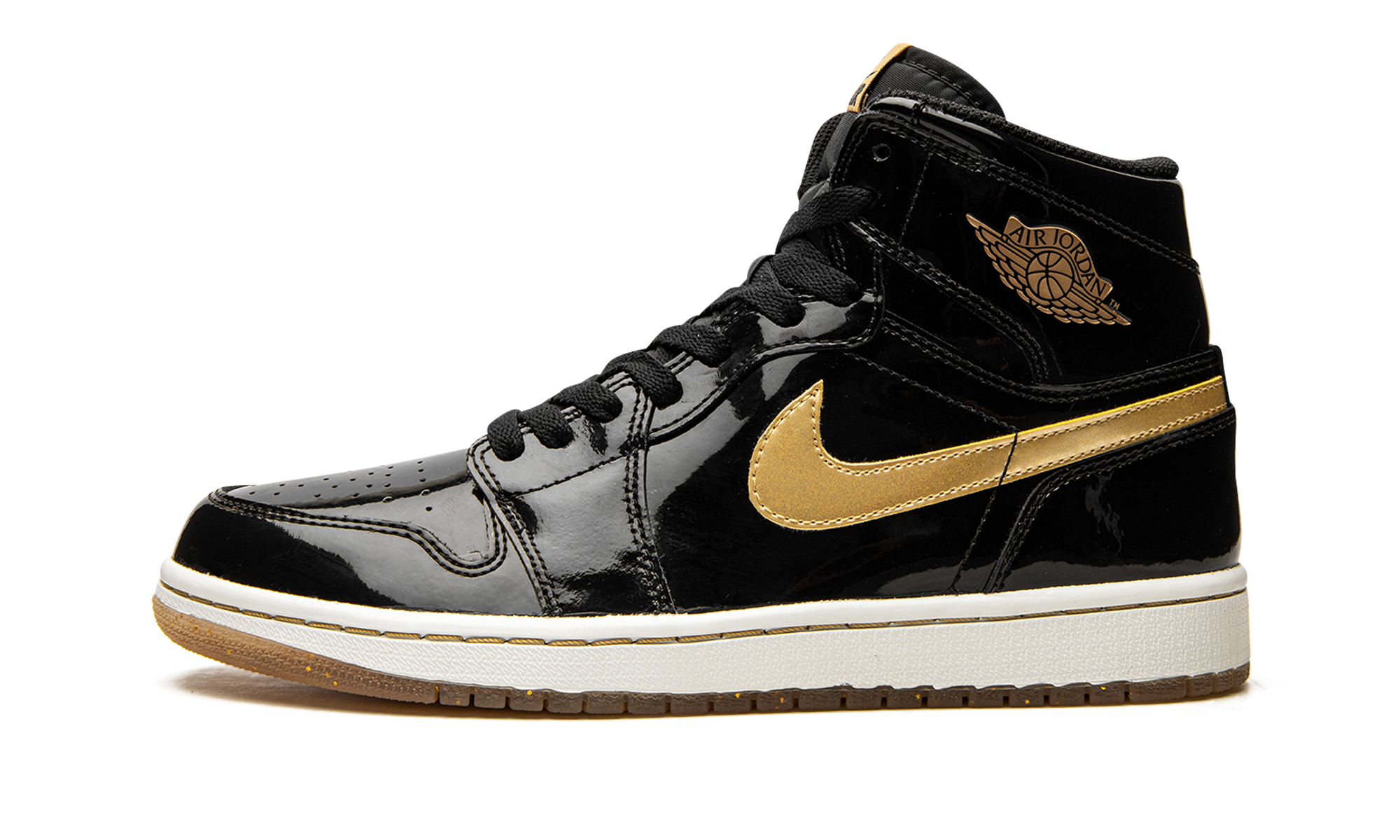 Air Jordan 1 Retro High OG "Black/Metallic Gold" 555088 019