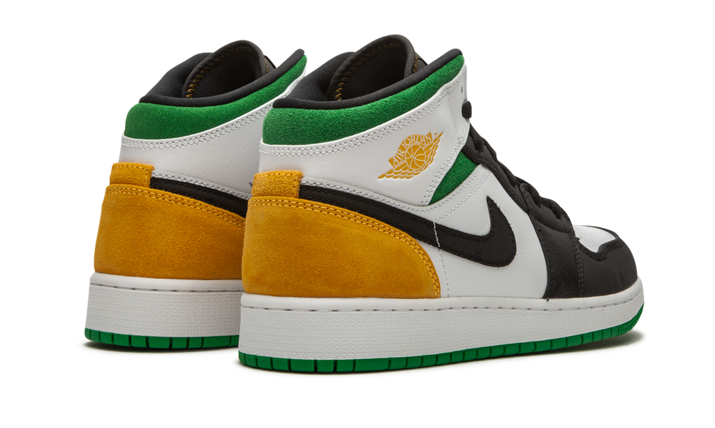Air Jordan 1 Mid SE GS "Laser Orange / Lucky Green" BQ6931 101
