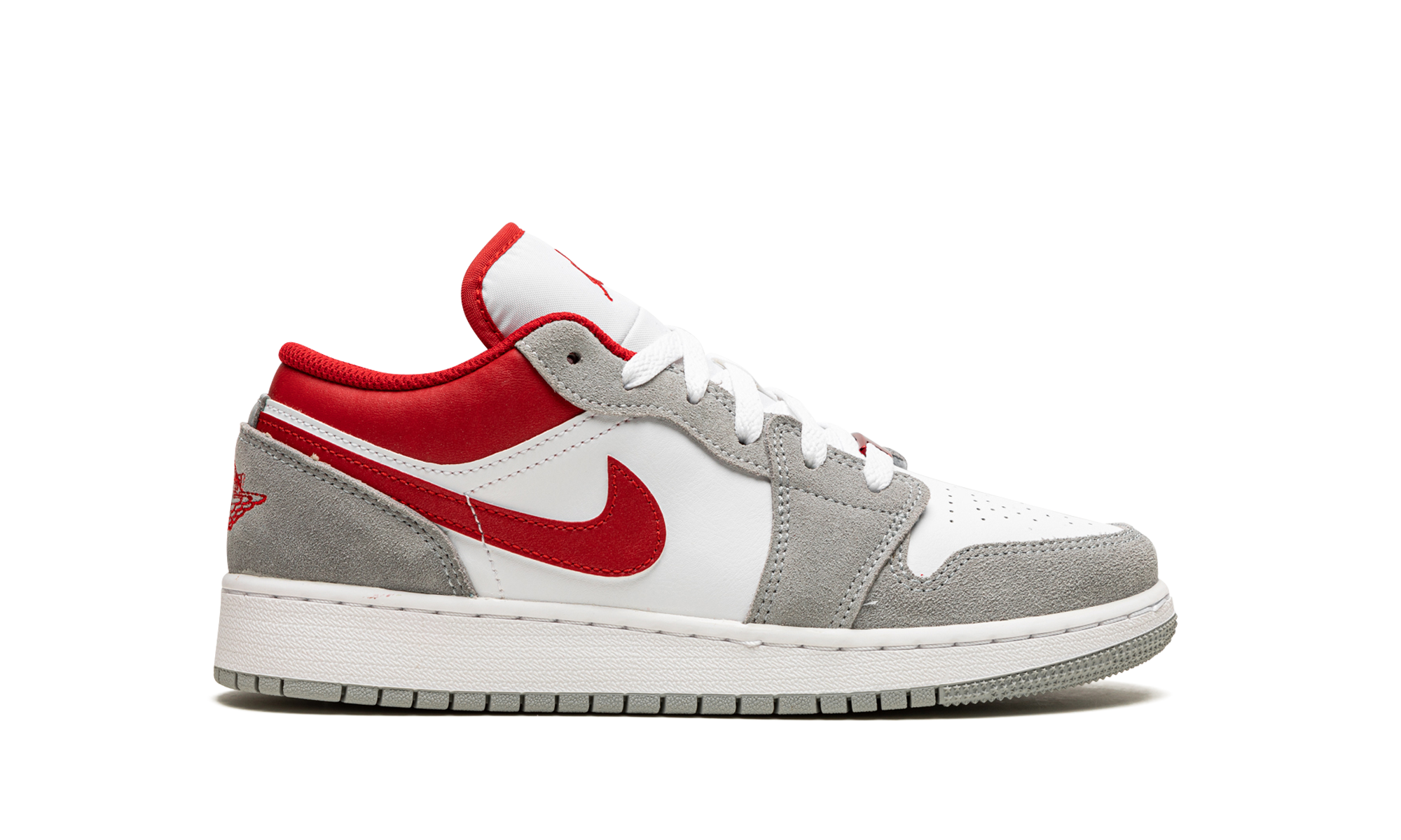 Air Jordan 1 Low SE GS "Smoke Grey Gym Red" DM0589 016