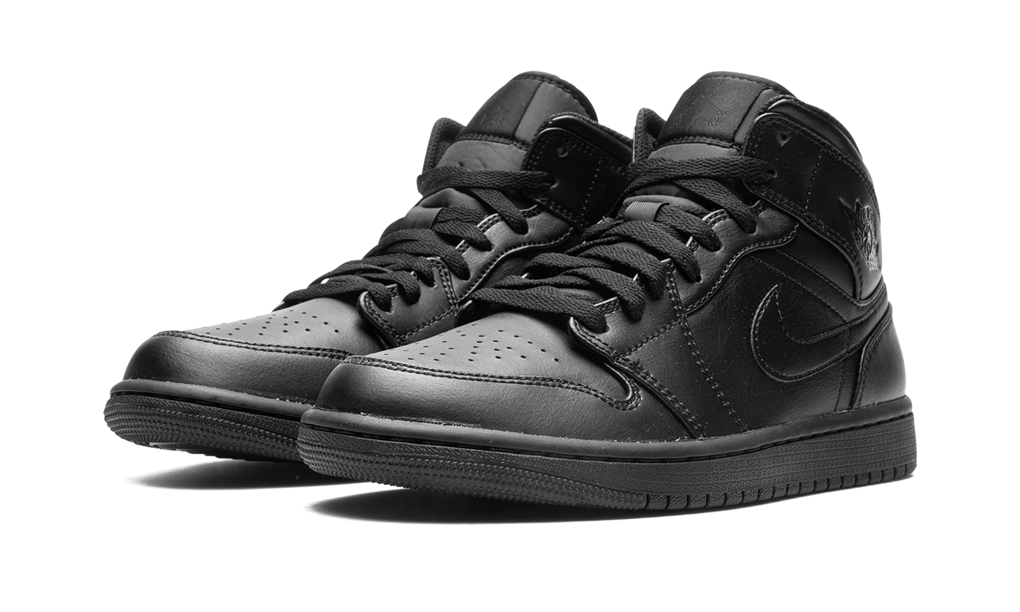 Air Jordan 1 Mid "Triple Black" 554724 093