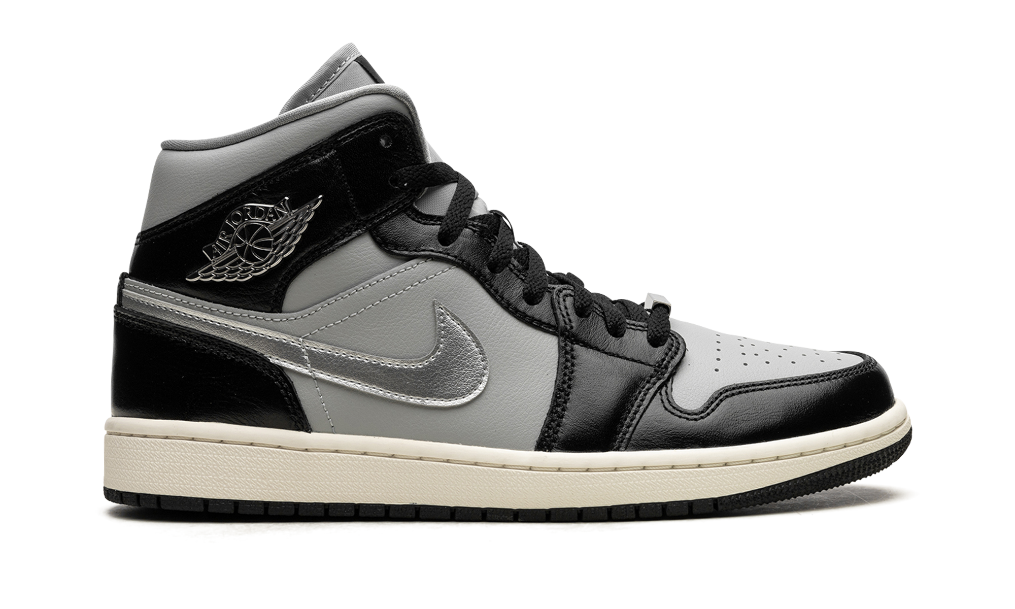 AIR JORDAN 1 MID SE WMNS "Black Chrome" FB9892 002