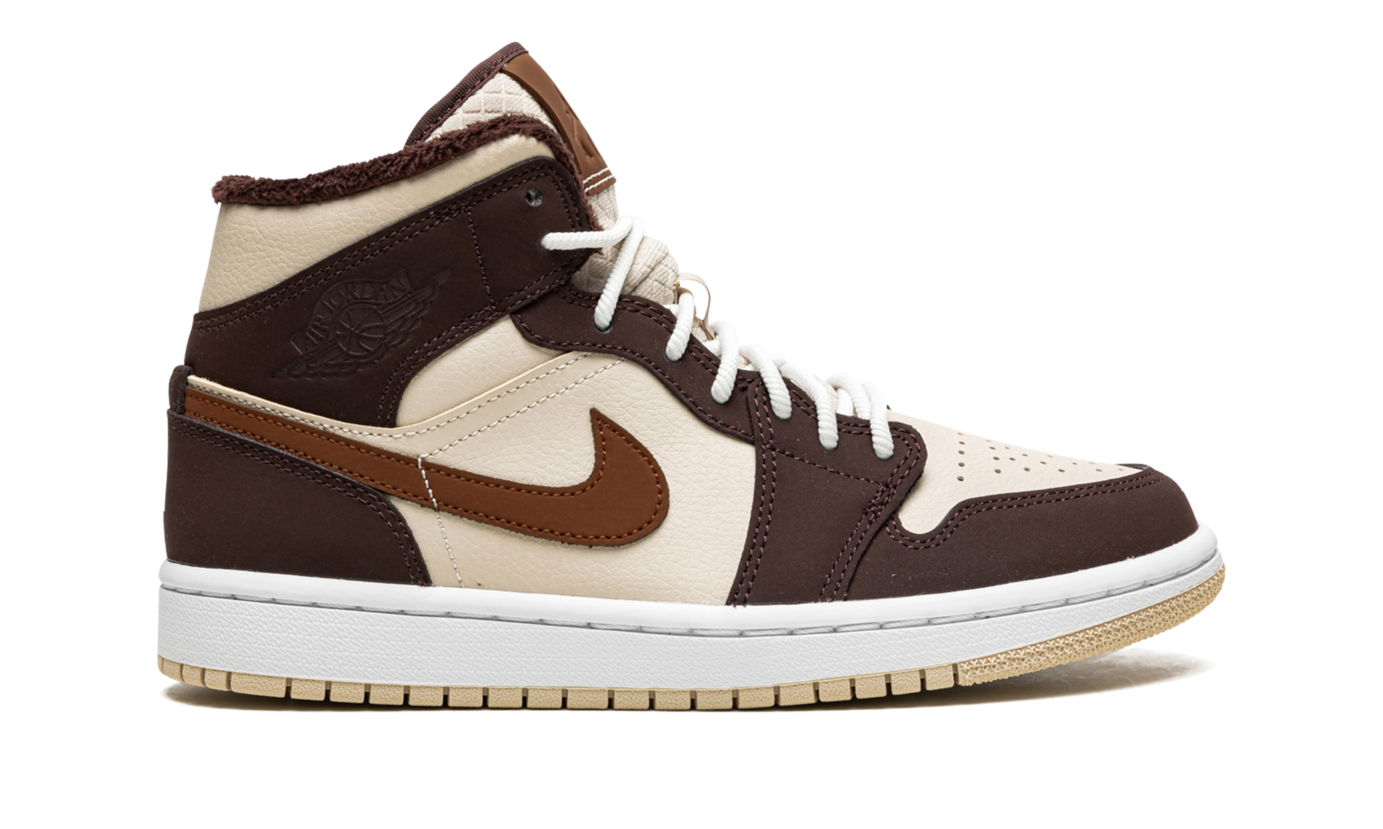 AIR JORDAN 1 MID SE WMNS "Brown Basalt Fleece" DO6699 200