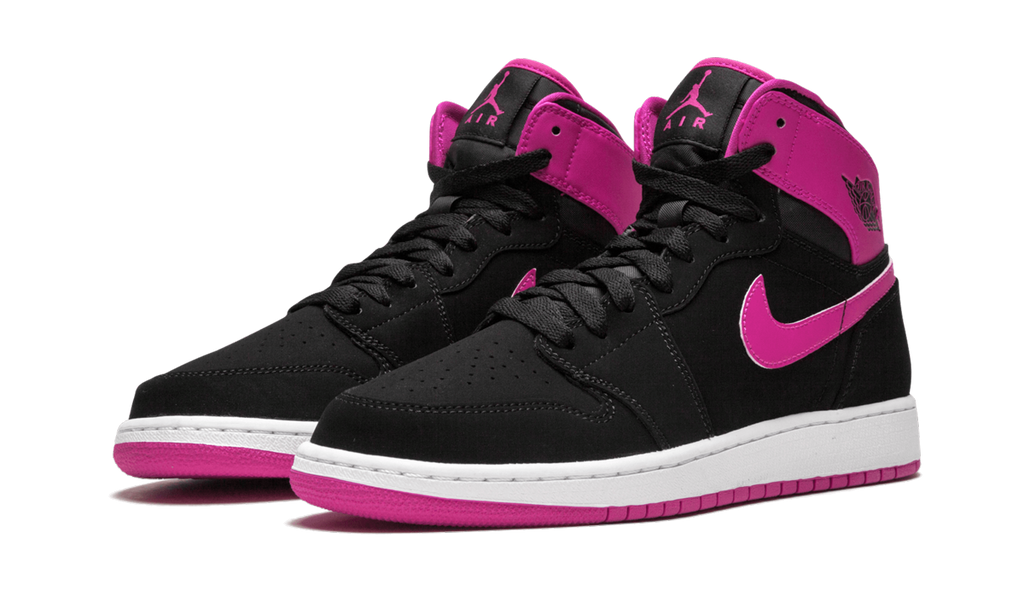 Air Jordan 1 Retro High OG GS "Black / Vivid Pink" 332148 008