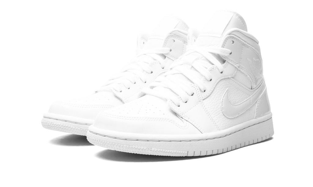 AIR JORDAN 1 MID WMNS "Triple White" BQ6472 100