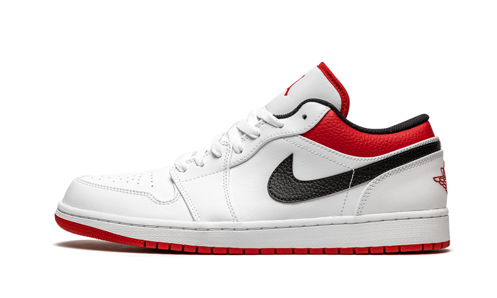 Air Jordan 1 Low "White University Red" 553558 118
