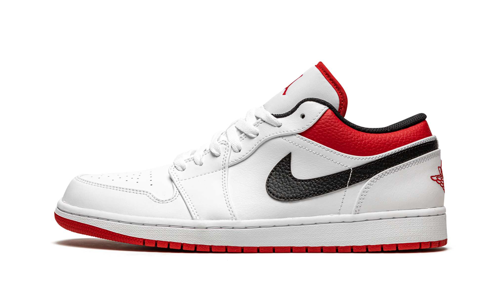 Air Jordan 1 Low "White University Red" 553558 118