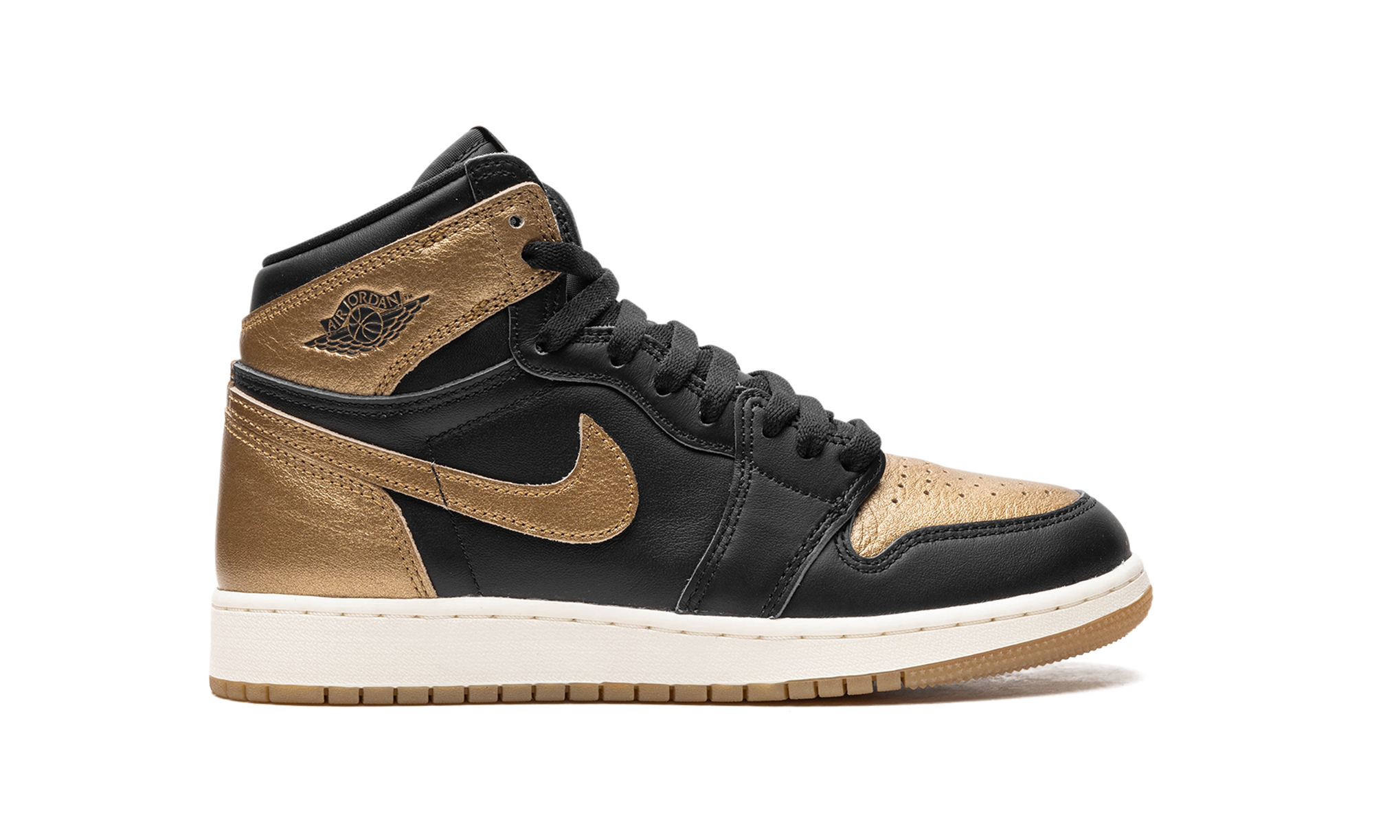 Air Jordan 1 GS "Black Metallic Gold" FD1437 071