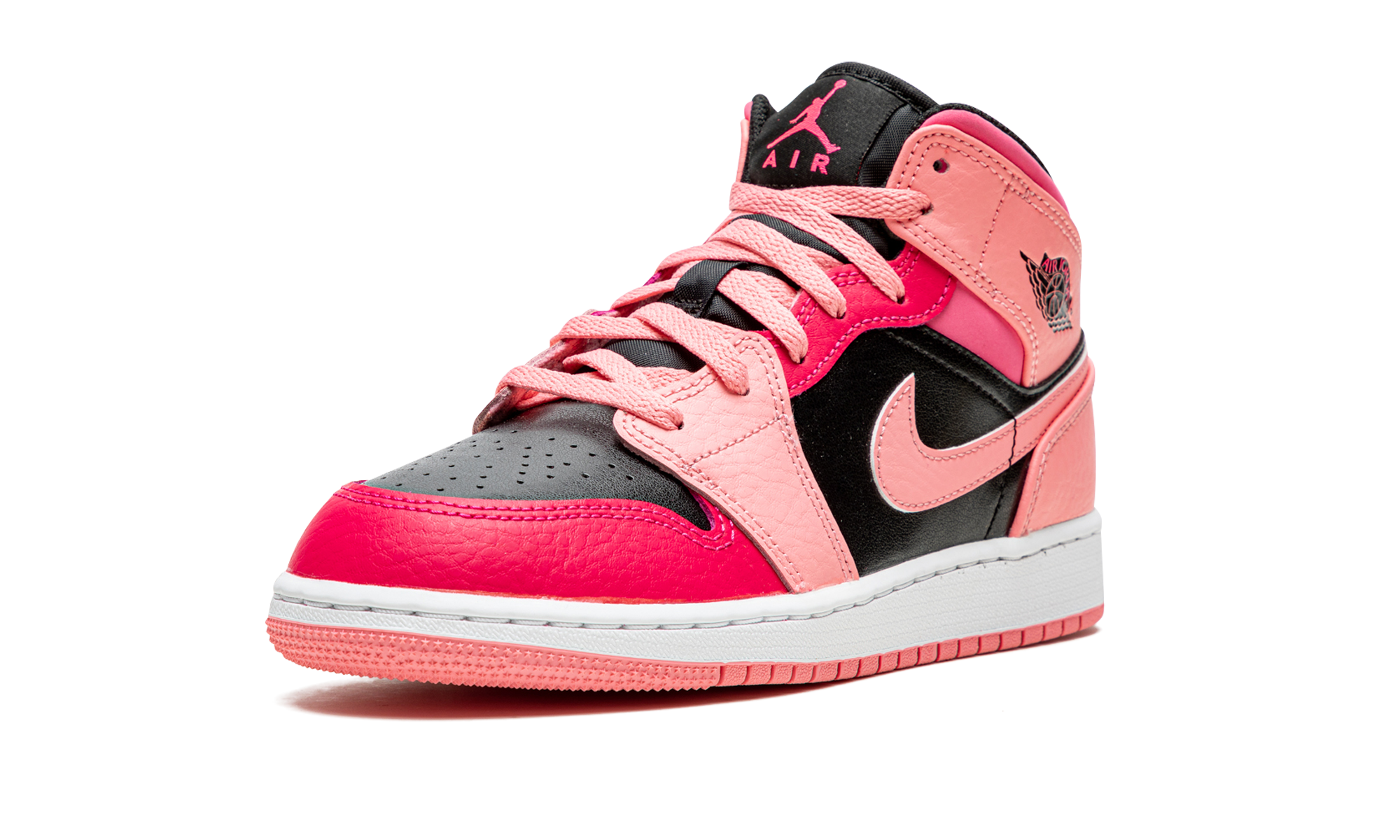 Air Jordan 1 Mid GS "Coral Chalk" 554725 662