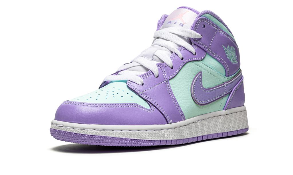 Air Jordan 1 Mid GS "Purple Pulse / Arctic Punch" 554725 500