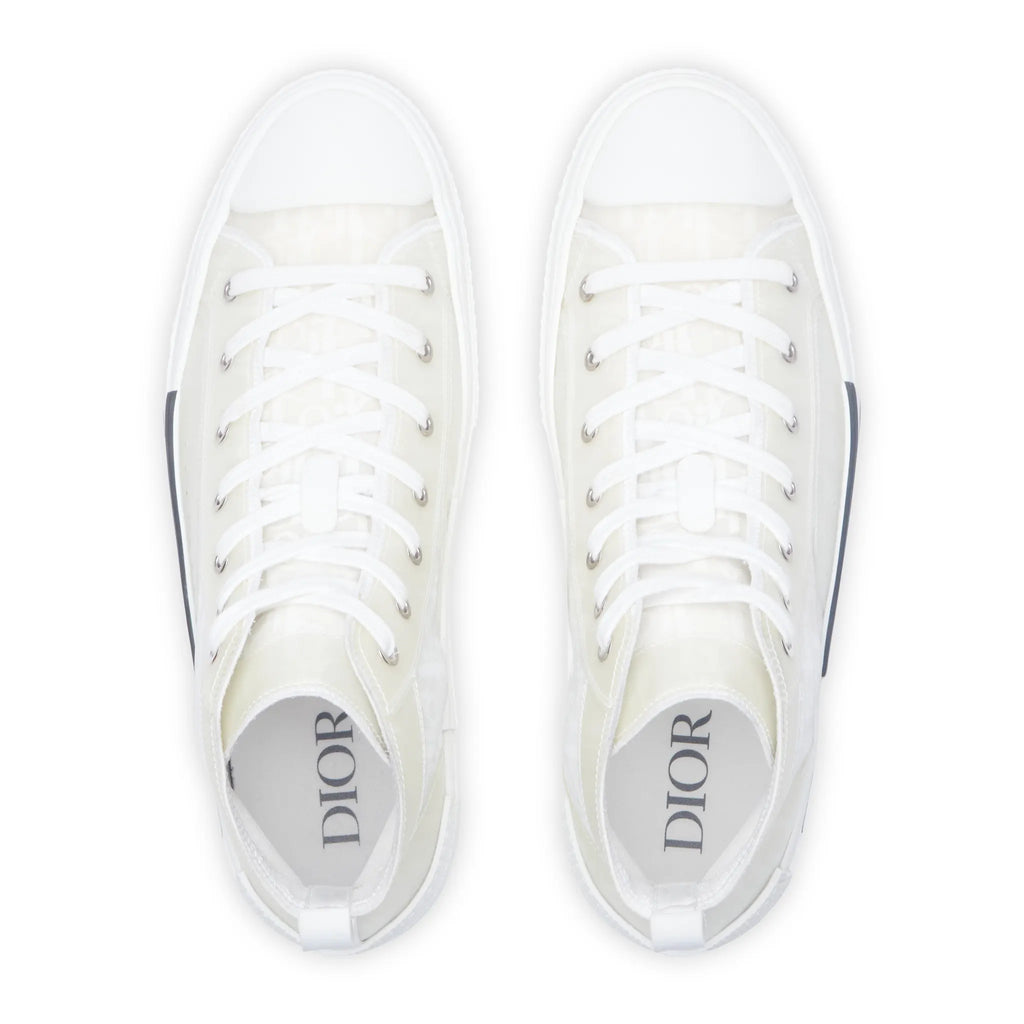 Preloved - Dior B23 Dior Oblique Canvas High White Sneaker