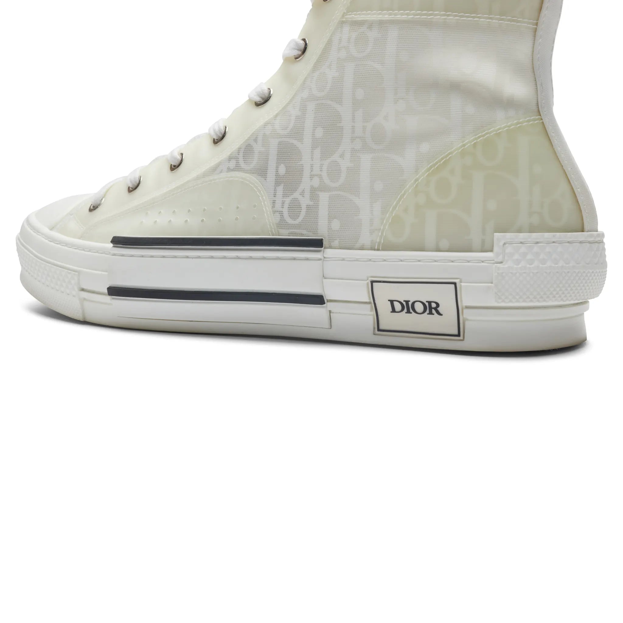 Preloved - Dior B23 Dior Oblique Canvas High White Sneaker
