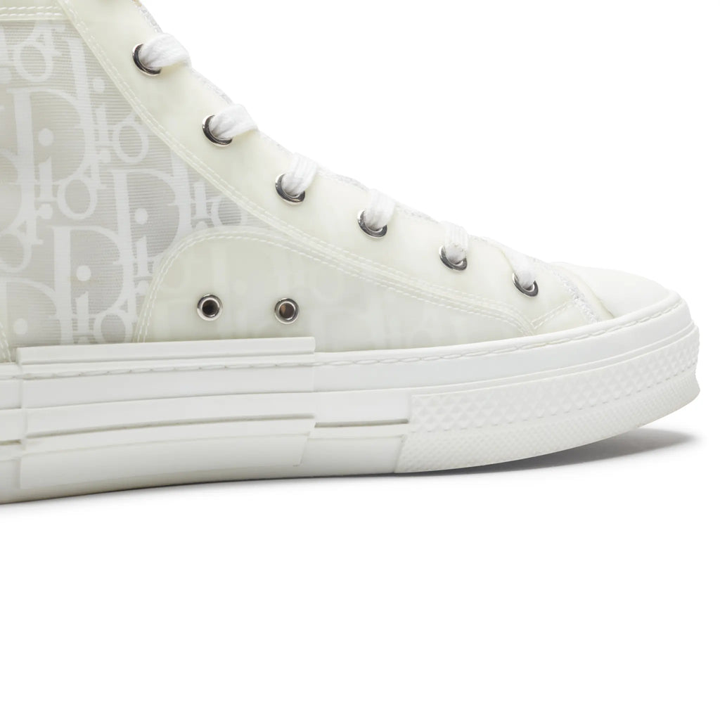 Preloved - Dior B23 Dior Oblique Canvas High White Sneaker