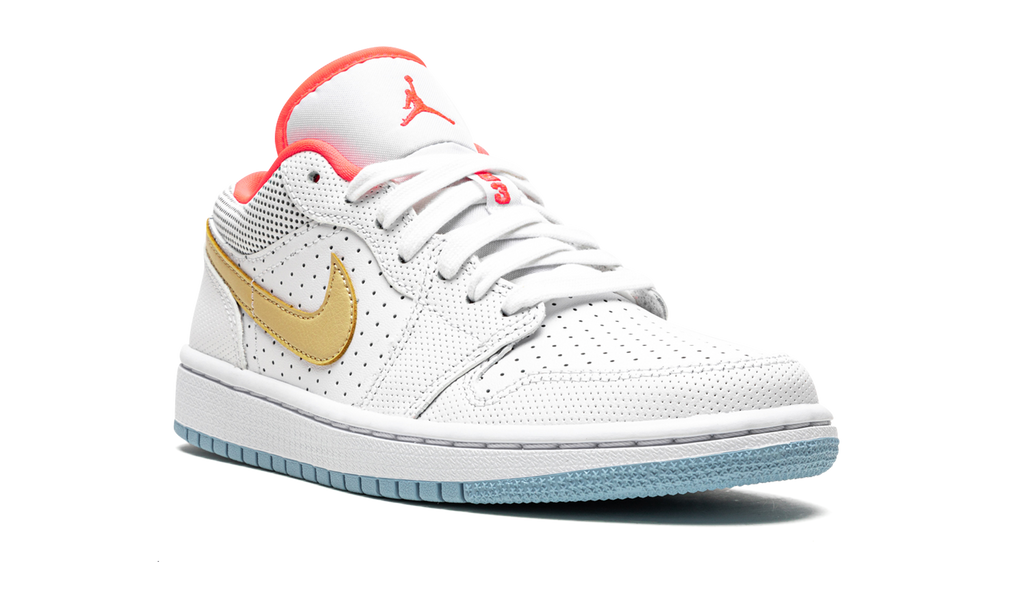 AIR JORDAN 1 LO SE WMNS "White / Sesame / Flash Crimson" DC9509 100