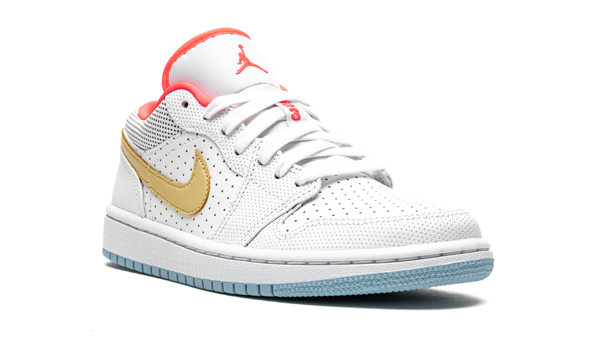 AIR JORDAN 1 LO SE WMNS "White / Sesame / Flash Crimson" DC9509 100