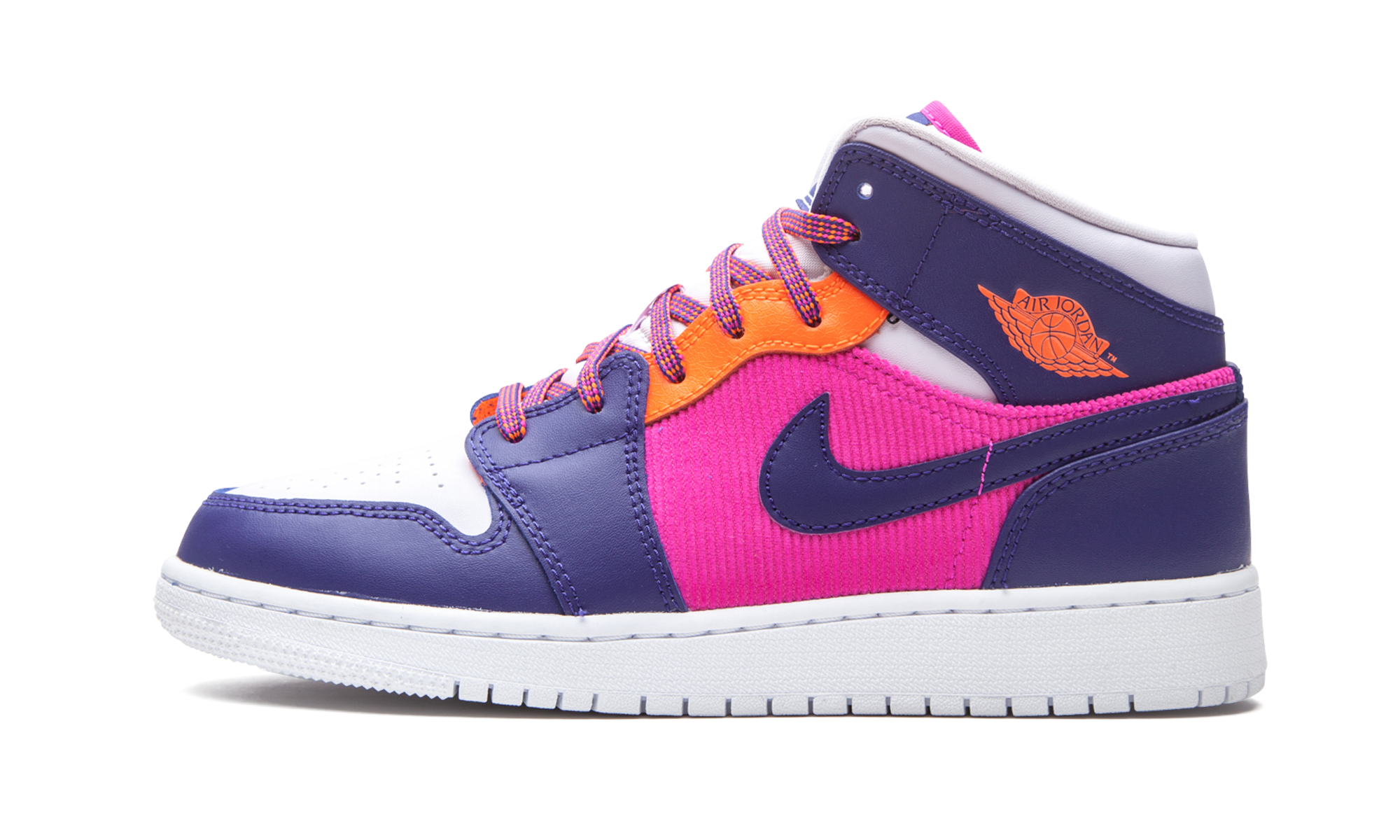 Air Jordan 1 Mid GS "Fire Pink" 555112 602
