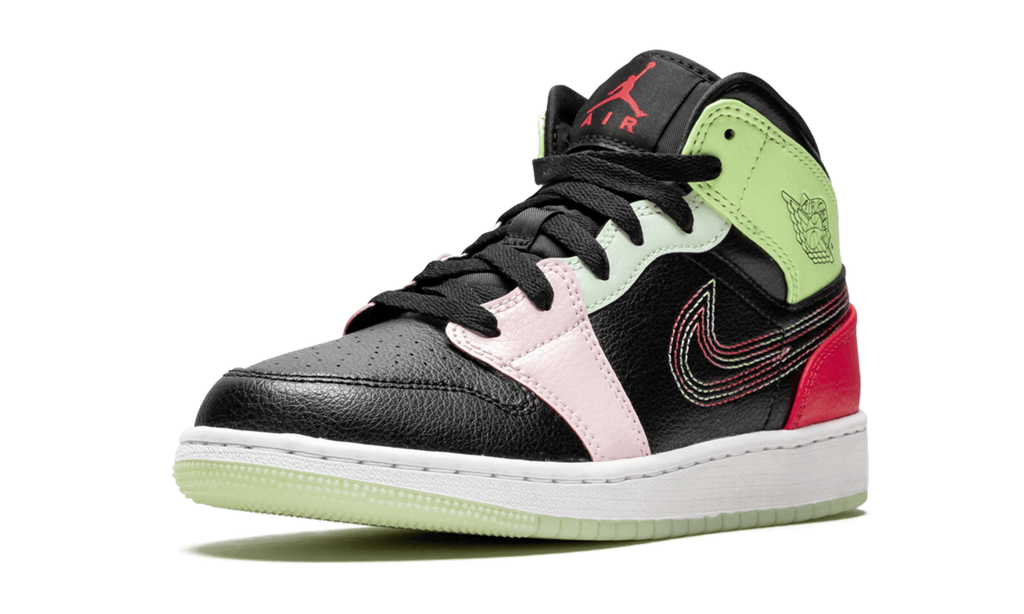 Air Jordan 1 Mid SE GS "Glow In The Dark" AV5174 076
