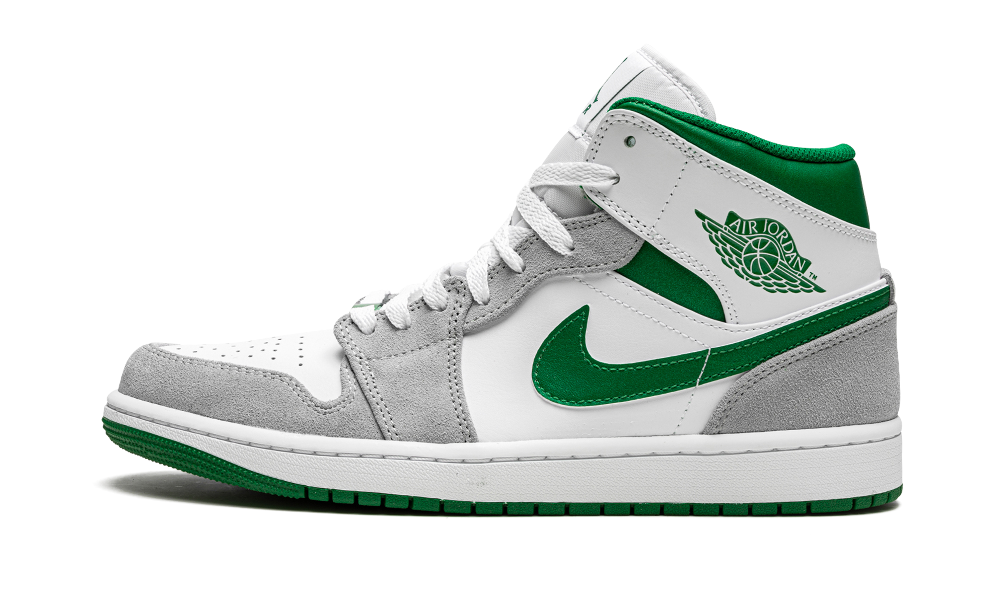 Air Jordan 1 Mid SE "Grey / Pine Green / White" DC7294 103
