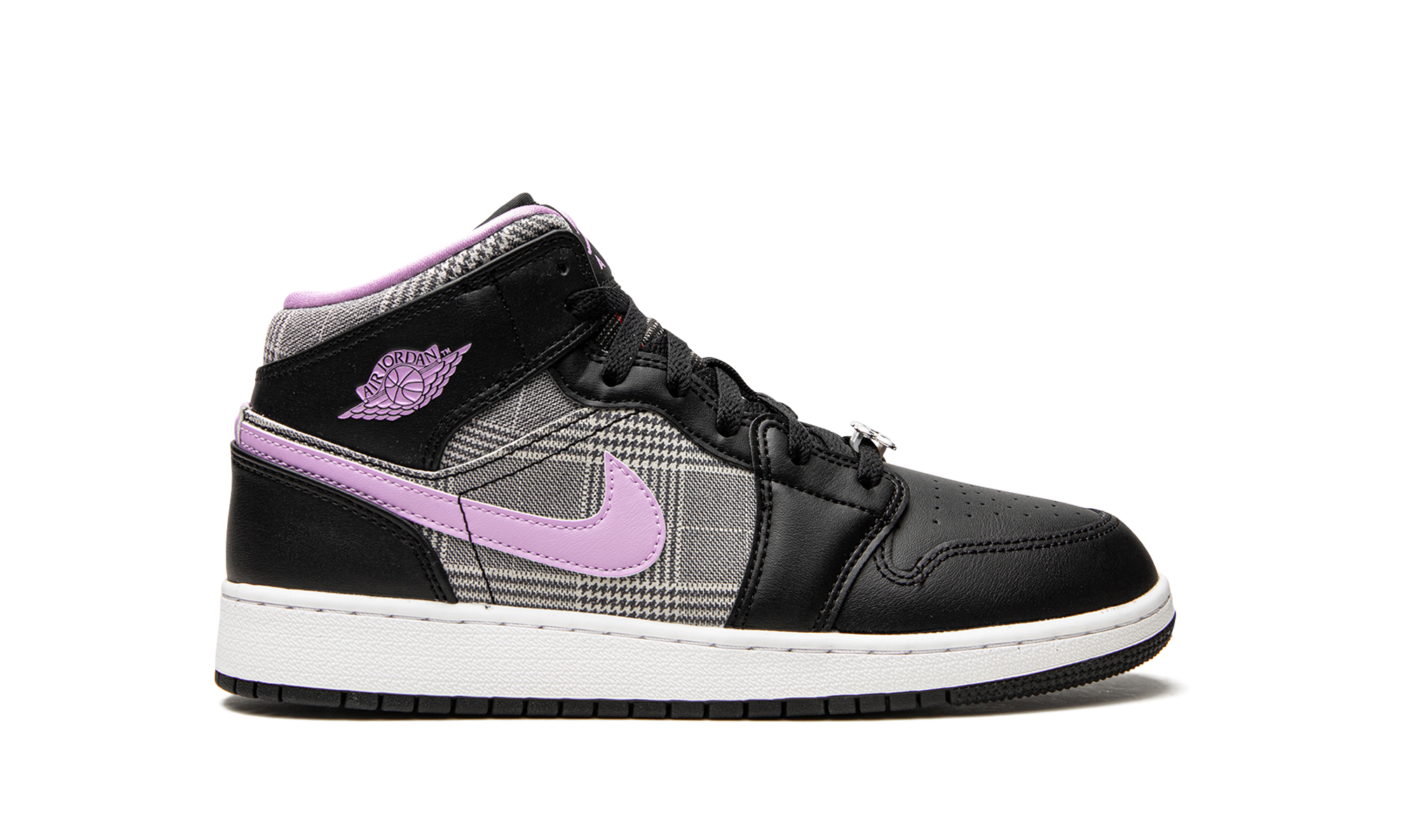 Air Jordan 1 Mid GS "Houndstooth" DC7226 015