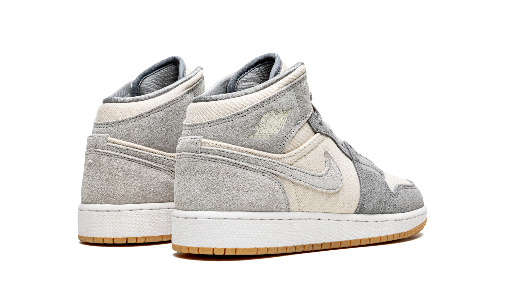 Air Jordan 1 Mid SE GS "Coconut Milk / Particle Grey" DN4346 100