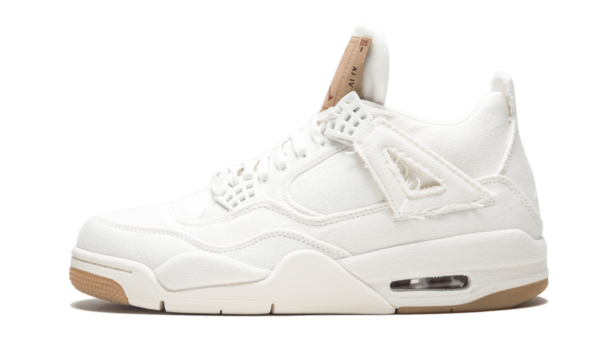 Air Jordan 4 Retro Levis NRG "White Denim" AO2571 100