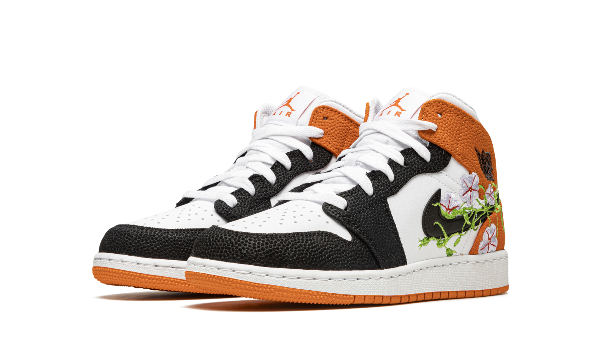Air Jordan 1 Mid GS "Basketball Blossom" DQ8390 100