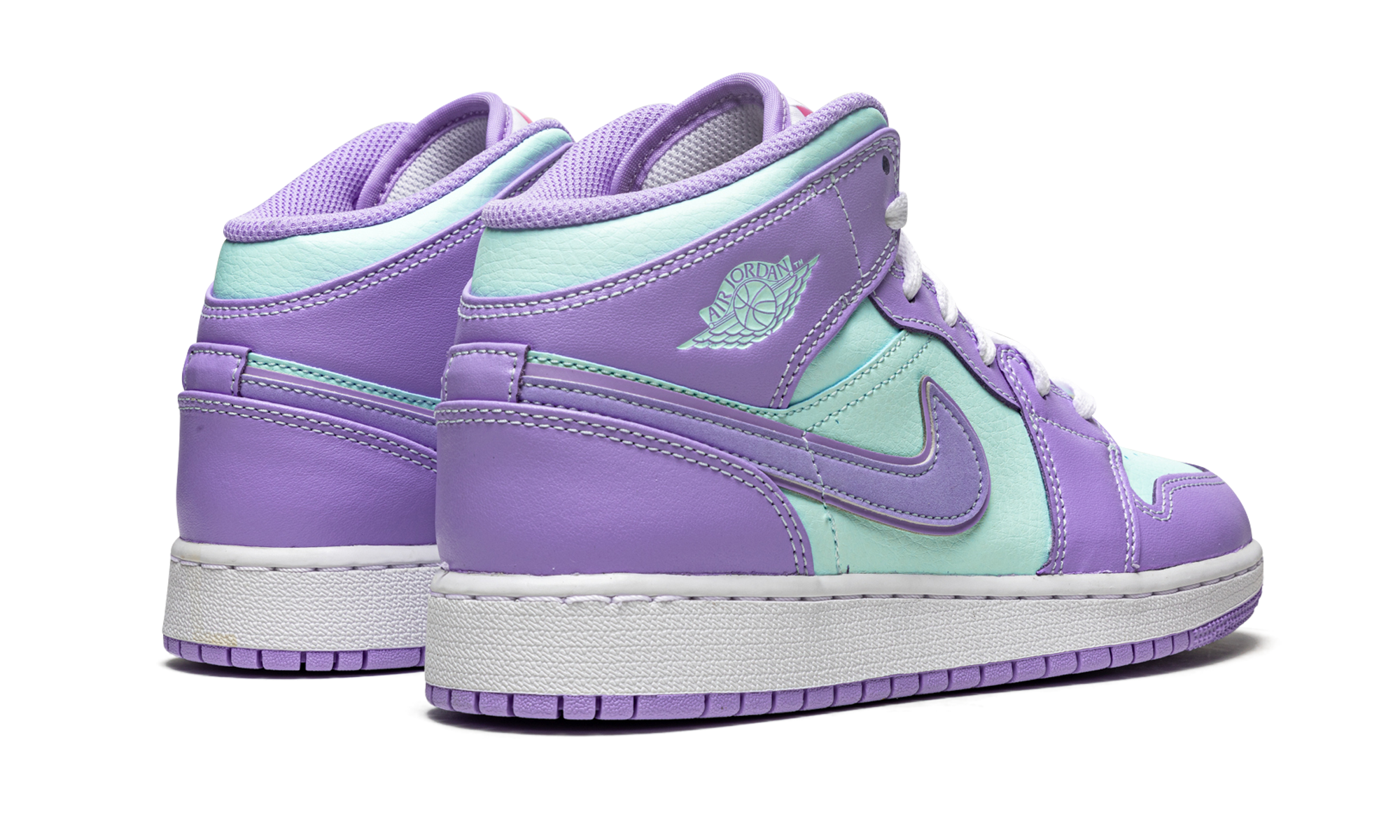 Air Jordan 1 Mid GS "Purple Pulse / Arctic Punch" 554725 500