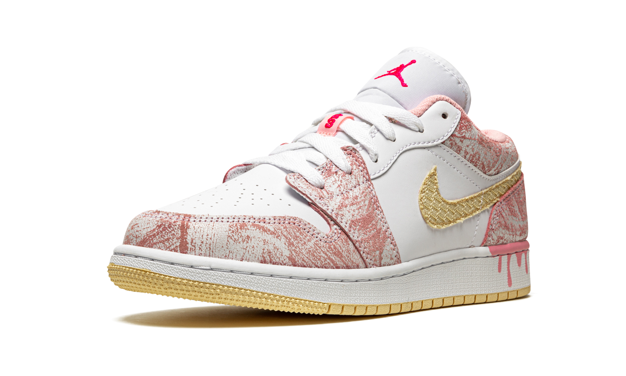 Air Jordan 1 Low SE GS "Paint Drip" CW7104 601