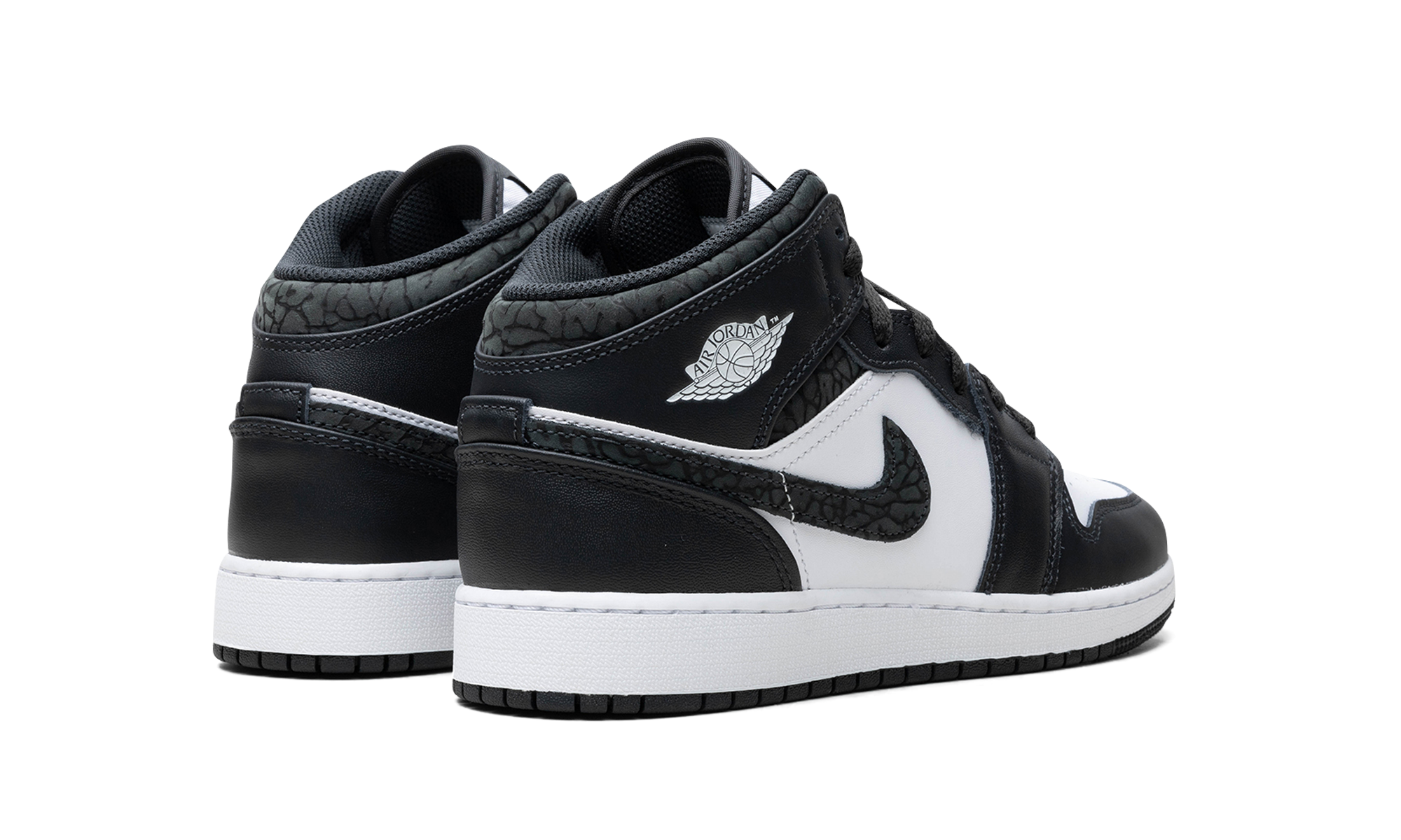 Air Jordan 1 Mid GS "Panda Elephant" FB9909 001