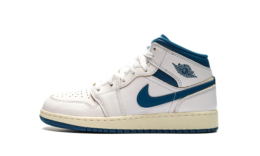 Air Jordan 1 Mid SE GS "INDUSTRIAL BLUE" FN7432 141