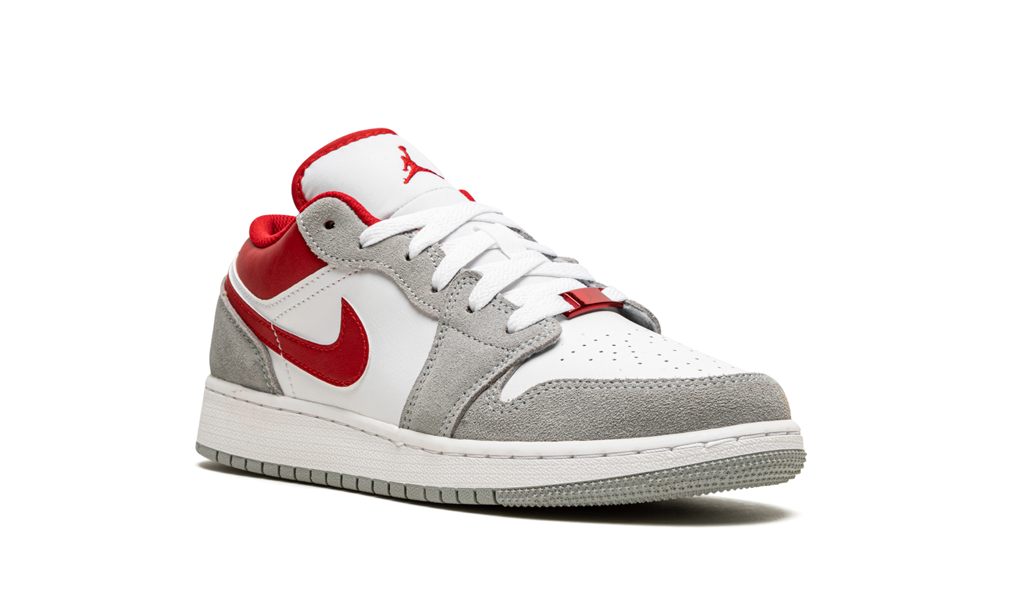 Air Jordan 1 Low SE GS "Smoke Grey Gym Red" DM0589 016