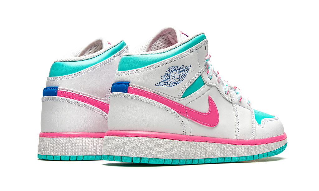 Air Jordan 1 Mid GS "Digital Pink" 555112 102