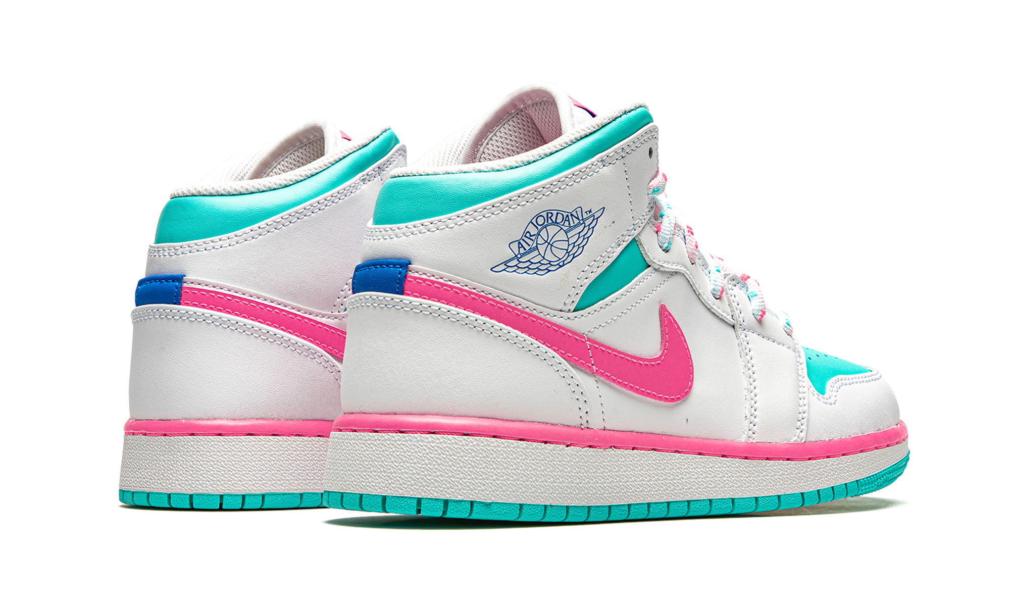 Air Jordan 1 Mid GS "Digital Pink" 555112 102