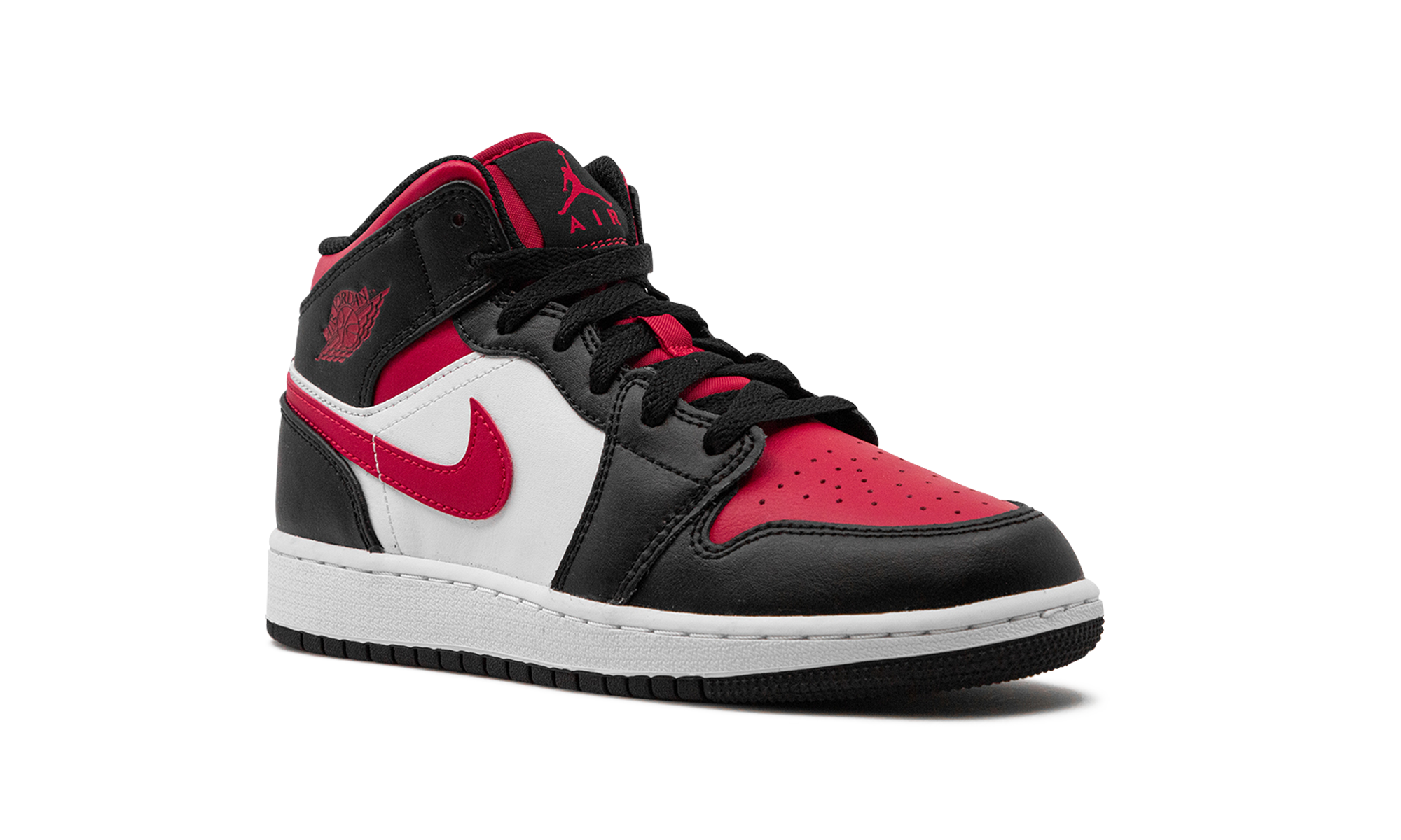 Air Jordan 1 Mid GS "Alternate Bred Toe" 554725 079