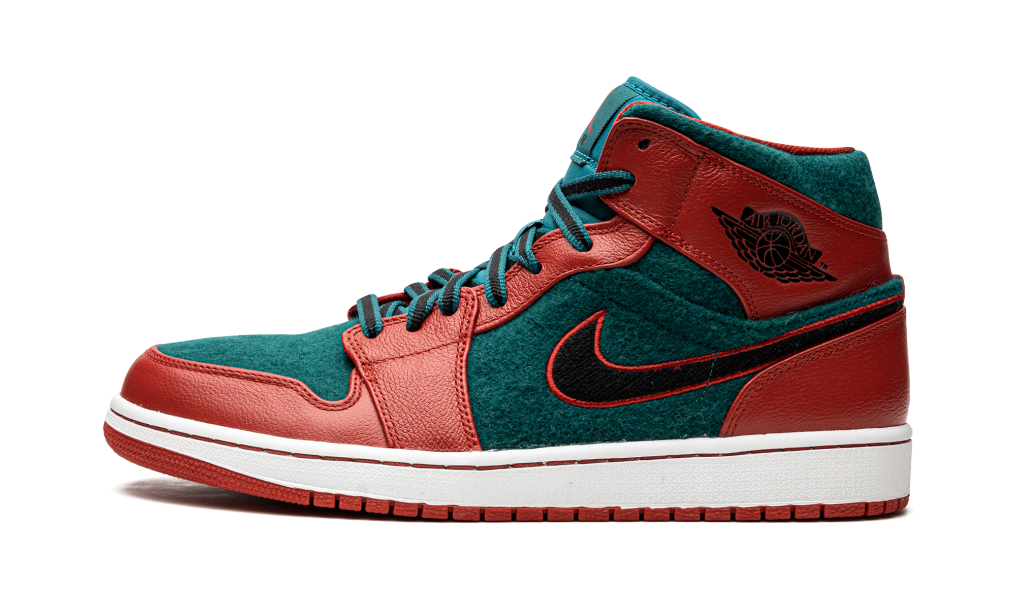 Air Jordan 1 Mid "Gym Red Dark Sea" 633206 608