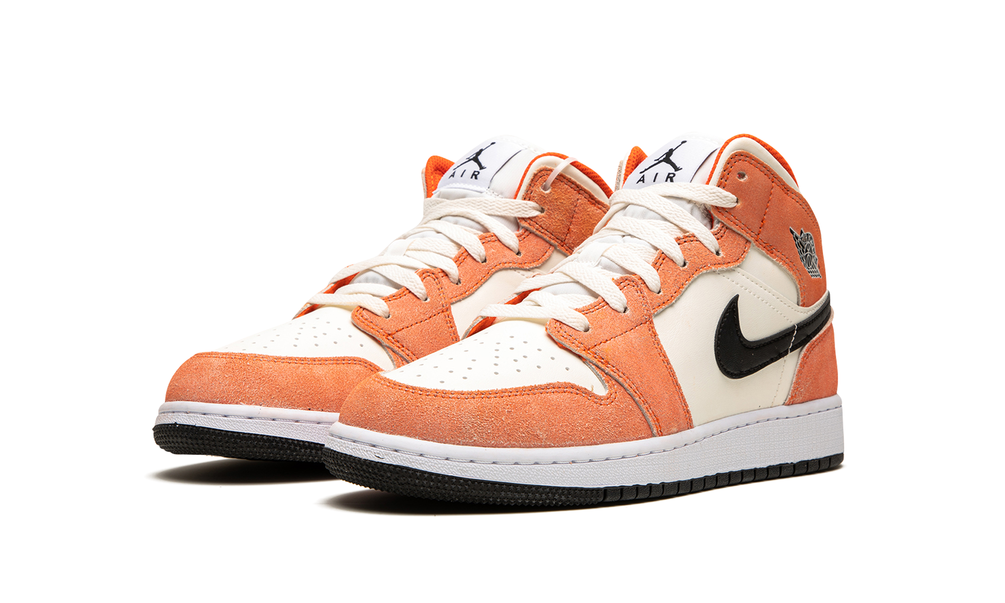 Air Jordan 1 Mid SE GS "Orange Suede" DV1336 800