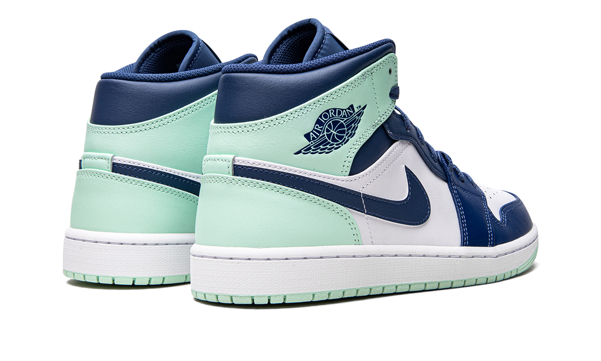 Air Jordan 1 Mid "Blue Mint" 554724 413
