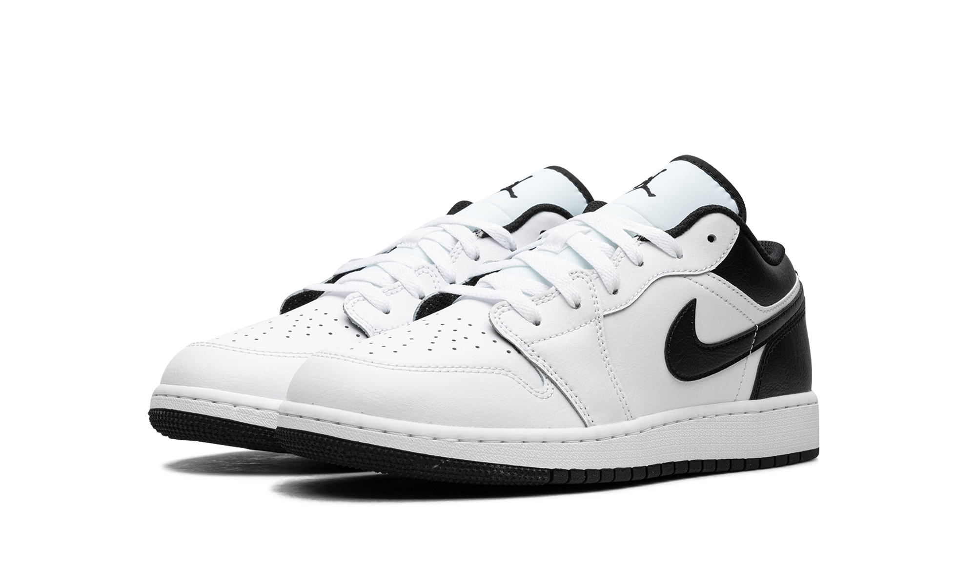 Air Jordan 1 Low GS "WHITE BLACK" 553560 132